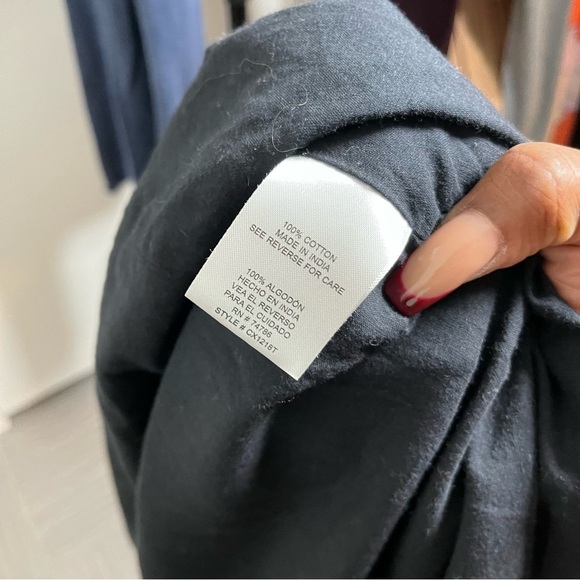 Patrons of Peace Women Maxi Dress Small Black Dark Moody Floral Wrap Tie Waist - Picture 6 of 12